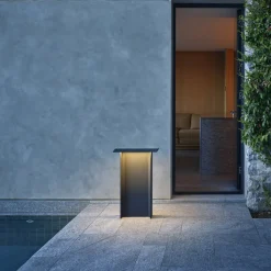 Luceplan Fienile LED-veilampe 72 cm mørkegrå