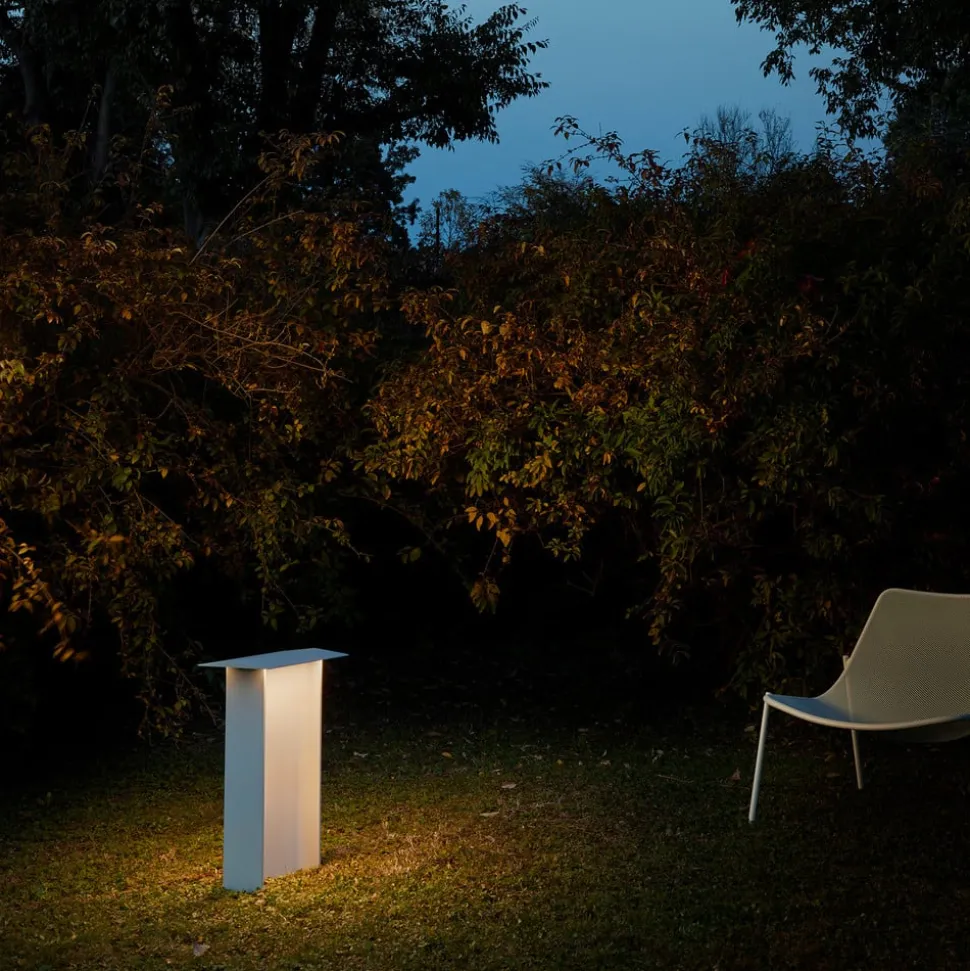 Luceplan Fienile LED-veilampe 72 cm lysegrå