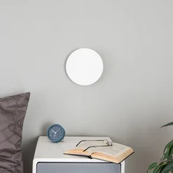 Lunia New vegglampe, hvit, Ø 20 cm