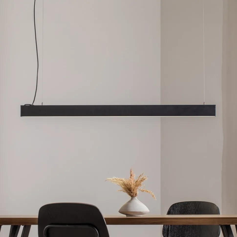 Luxe hengelampe, svart Lengde 112,5 cm Metall 4 000 K