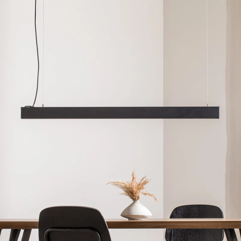 Luxe hengelampe, svart Lengde 112,5 cm Metall 4 000 K