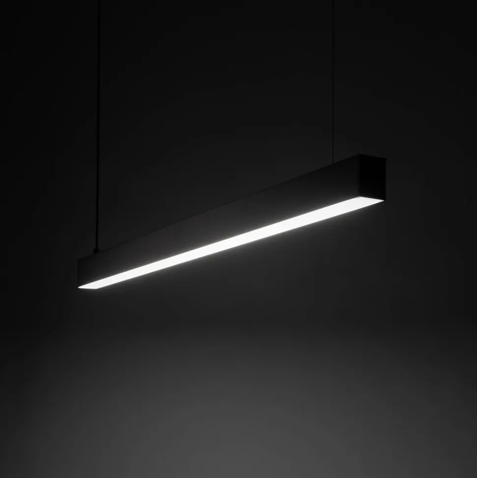 Luxe hengelampe, svart Lengde 112,5 cm Metall 4 000 K