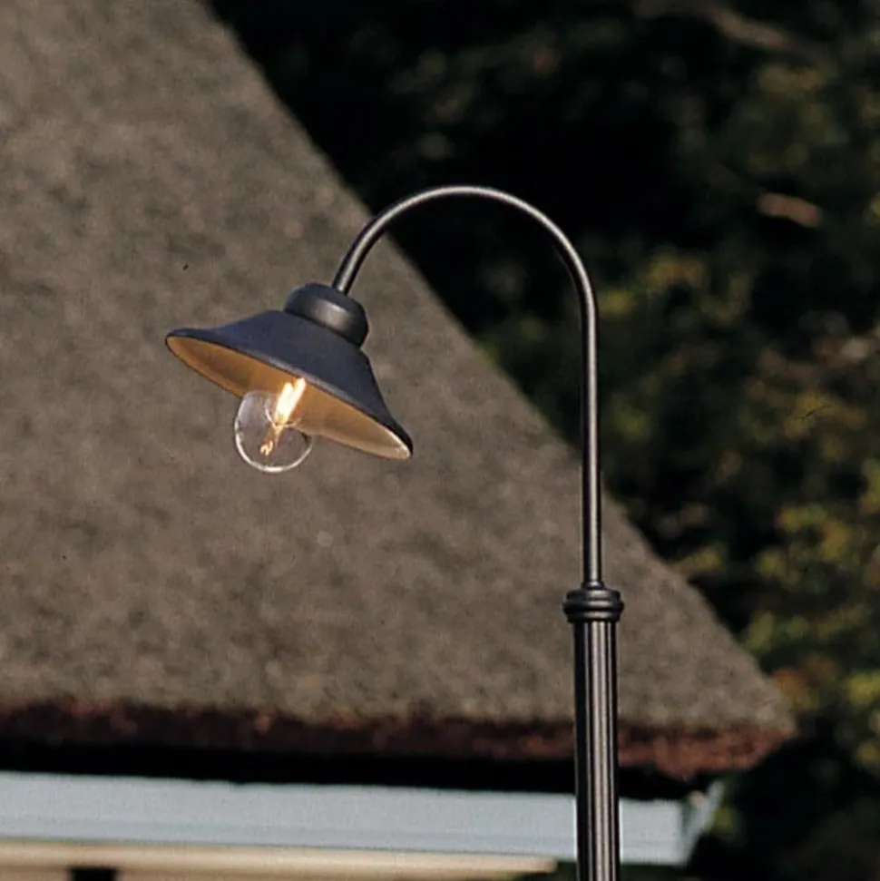 Lyktestolpe Vega, matt svart, 1 lyskilde, 247 cm