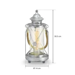 Lys bordlykt Kirian sølvantikk