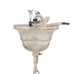 Lysekrone Cesta, 5 lyskilder med krystaller