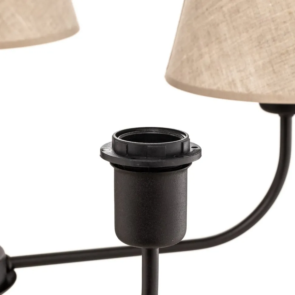 Lysekrone Chicago, lin skjerm med 5 lyskilder