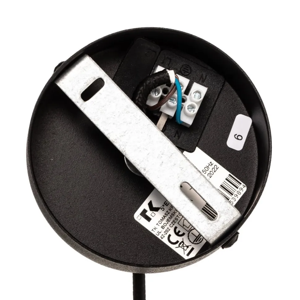 Lysekrone Chicago, lin skjerm med 5 lyskilder