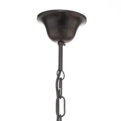 Lysekrone Fiamma Marrone 5 lyskilder uten skjerm