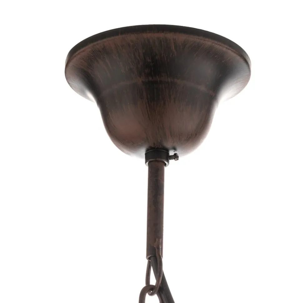 Lysekrone Fiamma Marrone 8 lyskilder uten skjerm