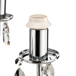 Lysekrone Jacqueline, 6 lyskilder, svart