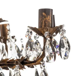 Lysekrone Karen 8 lyskilder i bronse