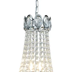 Lysekrone Limoges med glassperler