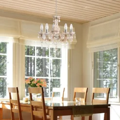 Lysekrone Marie Therese, brun, 5 lyskilder