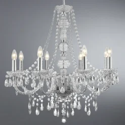 Lysekrone Marie Therese, krom, åtte lyskilder