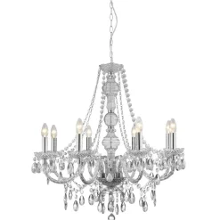 Lysekrone Marie Therese, krom, åtte lyskilder