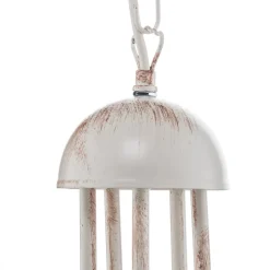 Lysekrone Pompei, uten skjerm, hvit antikk