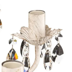 Lysekrone Teresa, elfenben 8 lyskilder