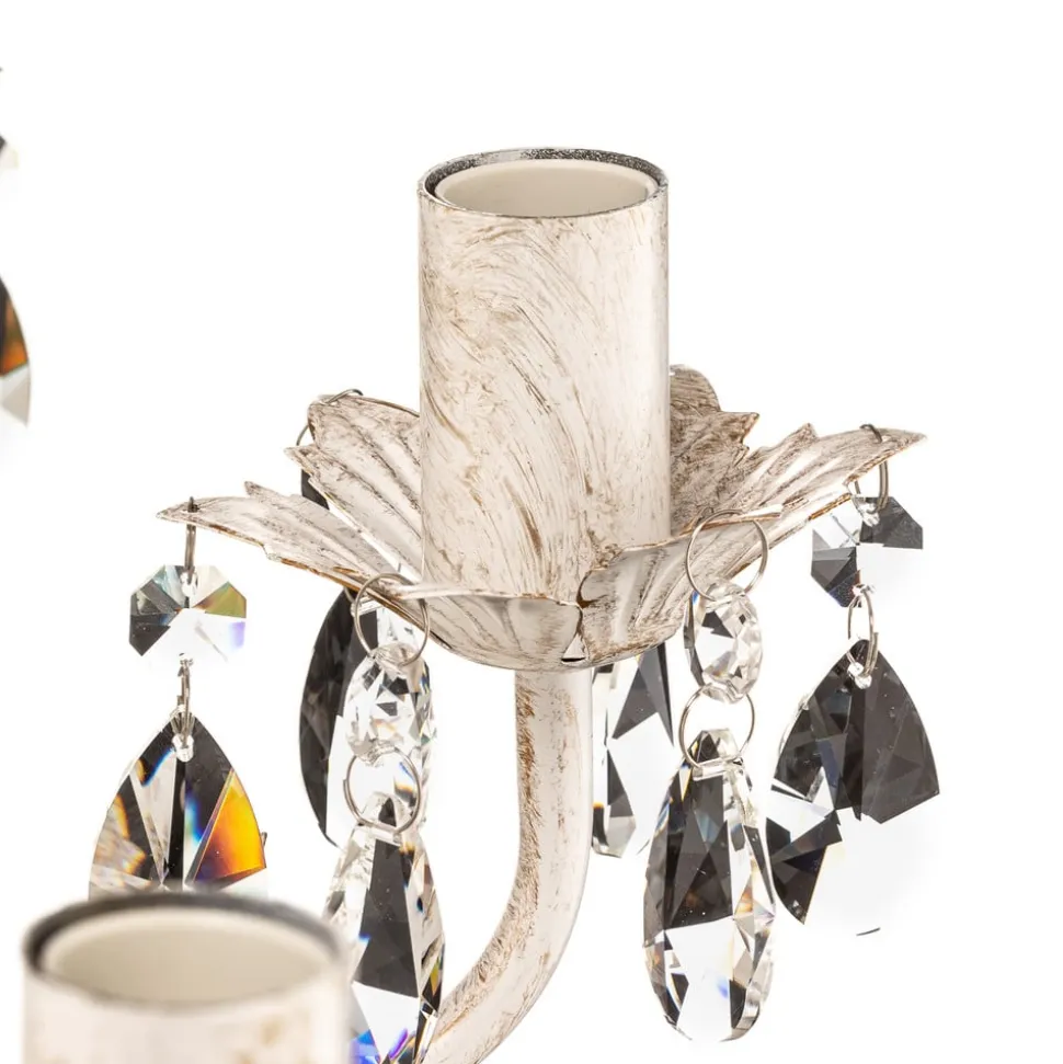 Lysekrone Teresa, elfenben 8 lyskilder