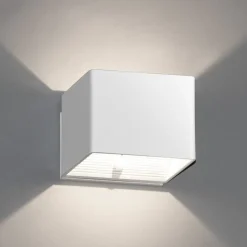 Magnetics LED-vegglampe, hvit, USB, bevegelsessensor