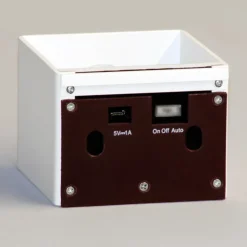 Magnetics LED-vegglampe, hvit, USB, bevegelsessensor