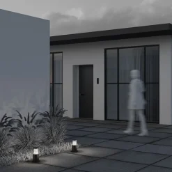 Maytoni Bronx sokkellampe, svart