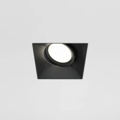 Maytoni Dot innfelt lampe, kantet, svart