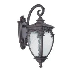 Maytoni Fleur utendørs vegglampe, bronse