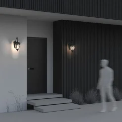 Maytoni Fleur utendørs vegglampe, bronse