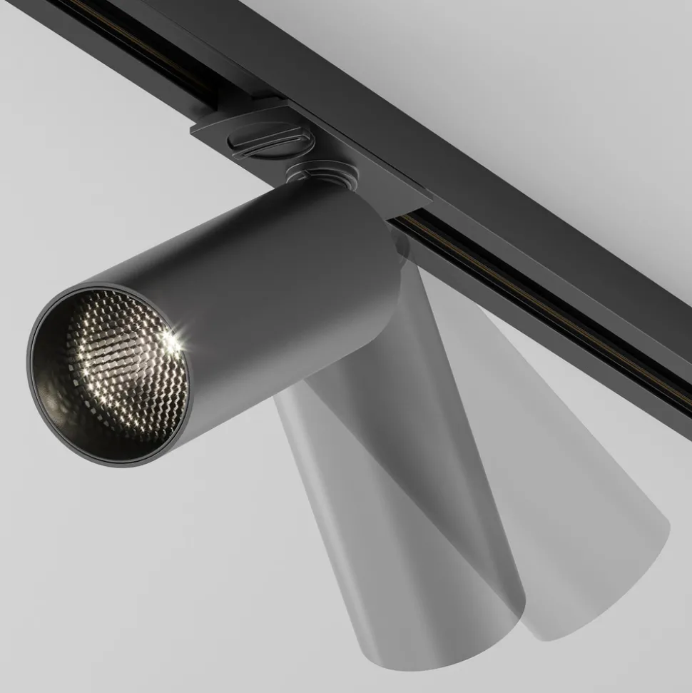 Maytoni Focus LED-spot, Unity-system, Triac, 940, svart