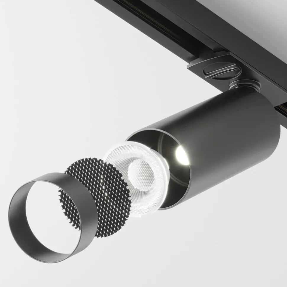 Maytoni Focus LED-spot, Unity-system, Triac, 940, svart