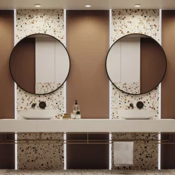 Maytoni Hoop innfellingslampe, kantet, hvit