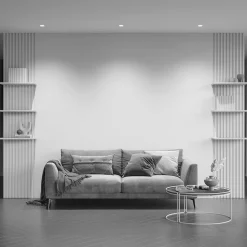 Maytoni innfellingslampe Share, hvit/gull, Ø 8,5 cm, aluminium, GU10