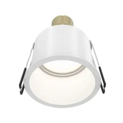 Maytoni innfelt downlight Reif, hvit/hvit, Ø 6,8 cm, aluminium