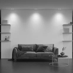 Maytoni innfelt taklampe Zoom hvit 17 x 9 cm 2 lyskilder IP65