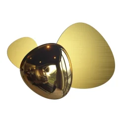 Maytoni Jack-stone LED-vegglampe, 36,6 cm, gull