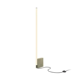 Maytoni LED-gulvlampe Solid, høyde 128,2 cm, betong, akryl