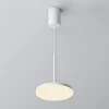 Maytoni LED-hengelampe Plato, hvit, Ø 18,5 cm, aluminium
