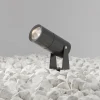 Maytoni LED-spot med jordspyd Bern, grafitt, Ø5,5 cm, 5W, IP65
