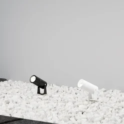 Maytoni LED-spot med jordspyd Bern, grafitt, Ø5,5 cm, 5W, IP65