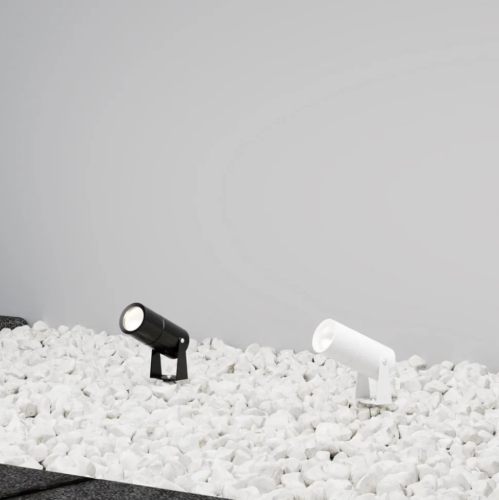 Maytoni LED-spot med jordspyd Bern, grafitt, Ø5,5 cm, 5W, IP65