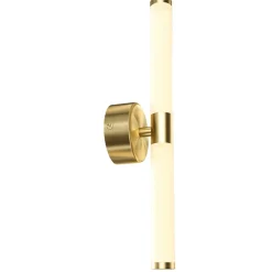 Maytoni LED-vegglampe Axis, gullfarget, høyde 35,6 cm