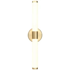 Maytoni LED-vegglampe Axis, gullfarget, høyde 35,6 cm