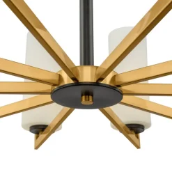 Maytoni lysekrone Fortano, 10 lyskilder, glass, E27