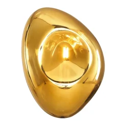 Maytoni Mabell vegglampe av glass, gull