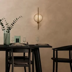 Maytoni Marmo vegglampe i gull med marmor