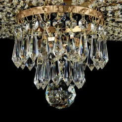 Maytoni Palace lysekrone med krystallskjerm