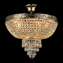 Maytoni Palace lysekrone med krystallskjerm