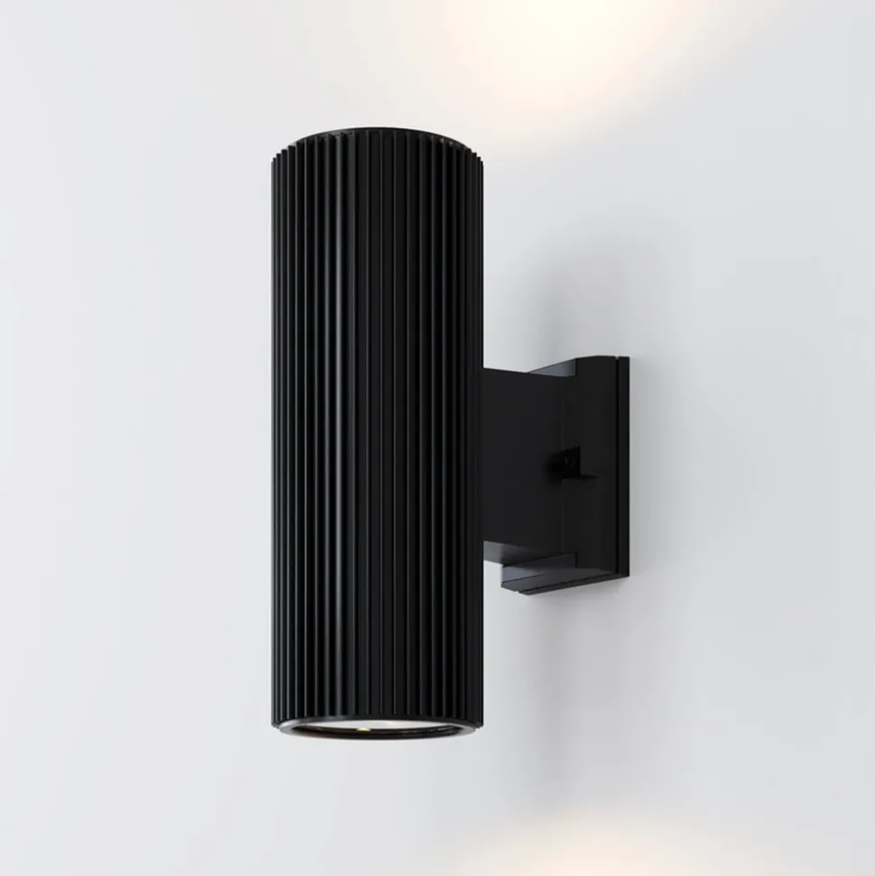 Maytoni Rando utendørs vegglampe 2 lyskilder svart