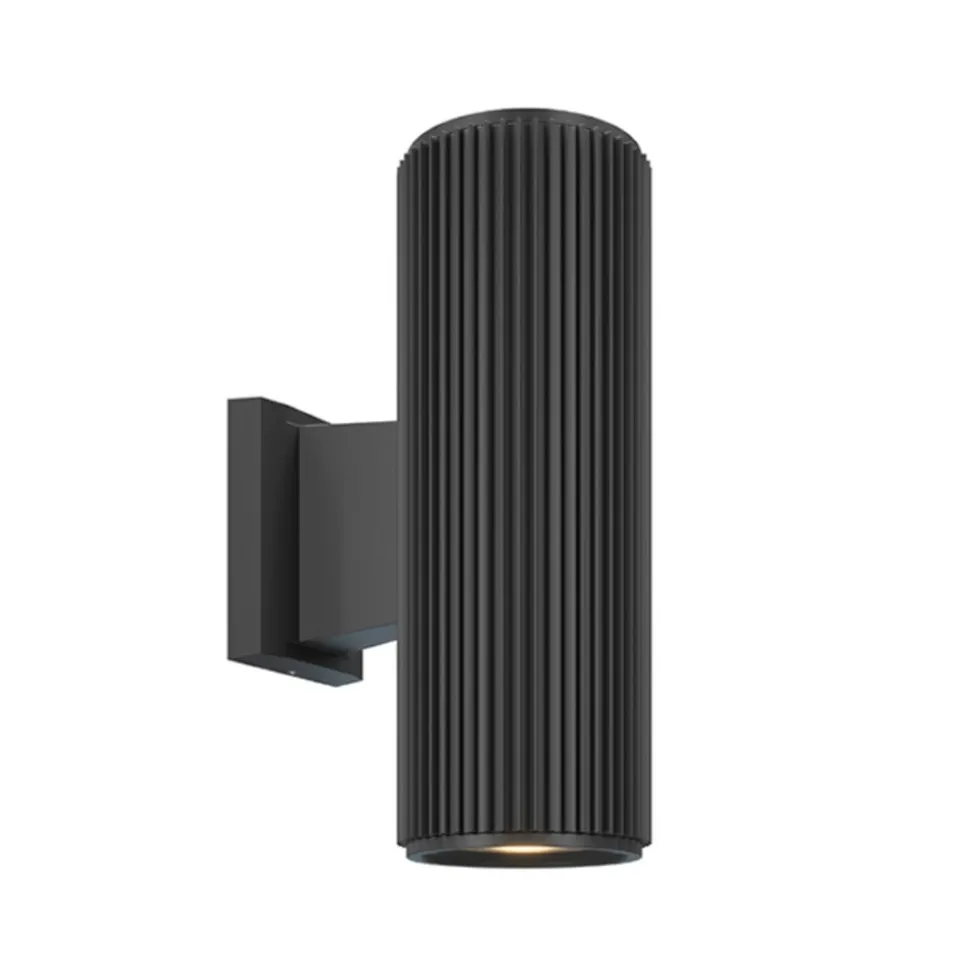 Maytoni Rando utendørs vegglampe 2 lyskilder svart