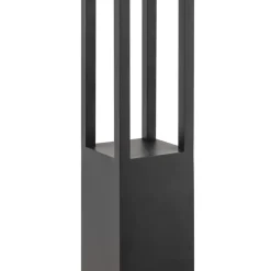 Maytoni utelampe Elbe, høyde 200 cm, grafittfarget